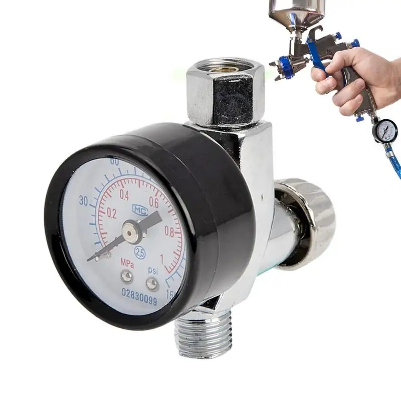 

Air Pressure Regulator Replacement Valves Regulator Air Regulator Gauge Air Valves Regulator Precise Leakproof Effective For Car