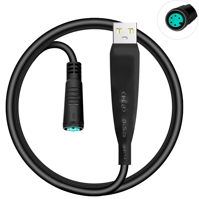 

eBike USB Programming Cable for 8fun / Bafang BBS01 BBS02 BBS03 BBSHD Mid Drive / Center Electric Bike Motor Programmed Cable