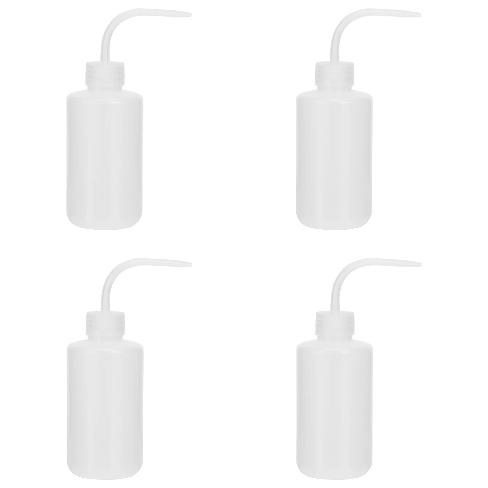 

4Pcs Elbow Rinse Bottle Distilled Ater Eye Washing Bottle Grafting Eyelash Washer Ethanol Wash Bottle Eye Wash Bottle