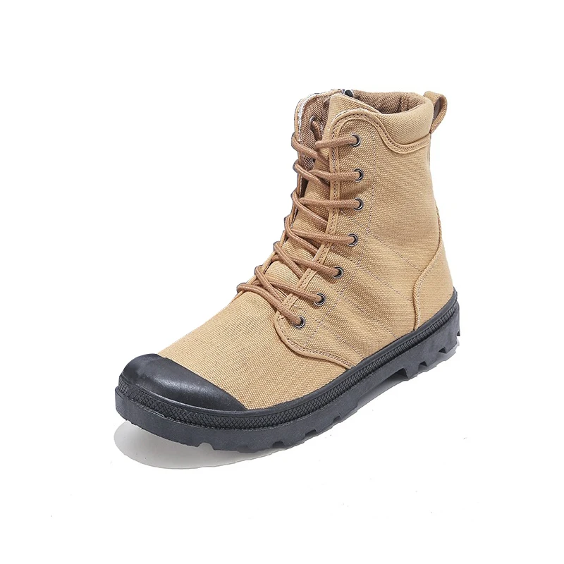 Canvas Boots 2022 New High Top Zipper Outdoor Hiking Casual 
