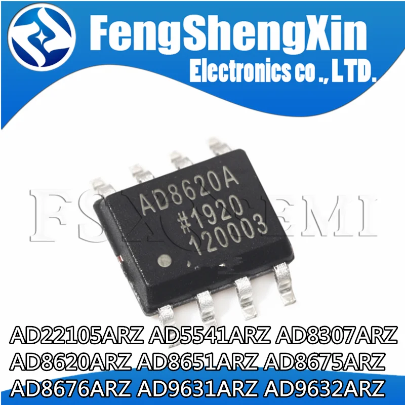 10pcs AD22105ARZ AD5541ARZ AD8307ARZ AD8620ARZ AD8651ARZ AD8675ARZ AD8676ARZ AD9631ARZ AD9632ARZ amplifier IC