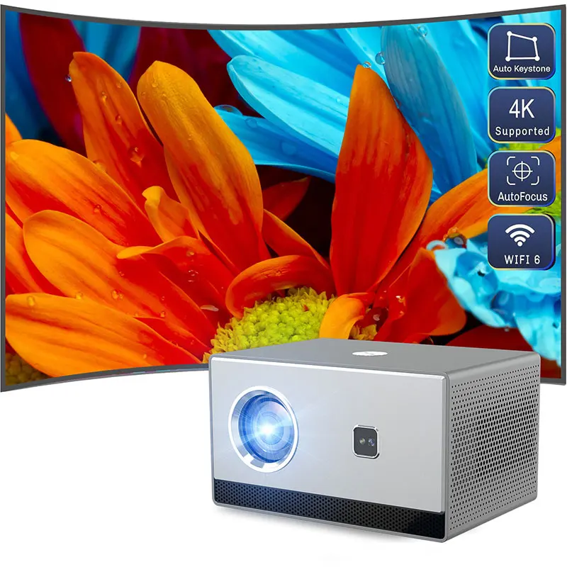 4K проектор Native 1080P Full HD видео домашний кинотеатр, совместимый ...