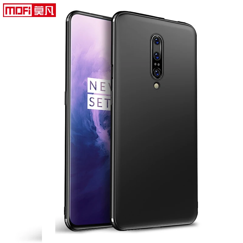 Матовый чехол для oneplus 7 pro OnePlus из силикона и ТПУ черный мягкий Mofi ультра тонкий