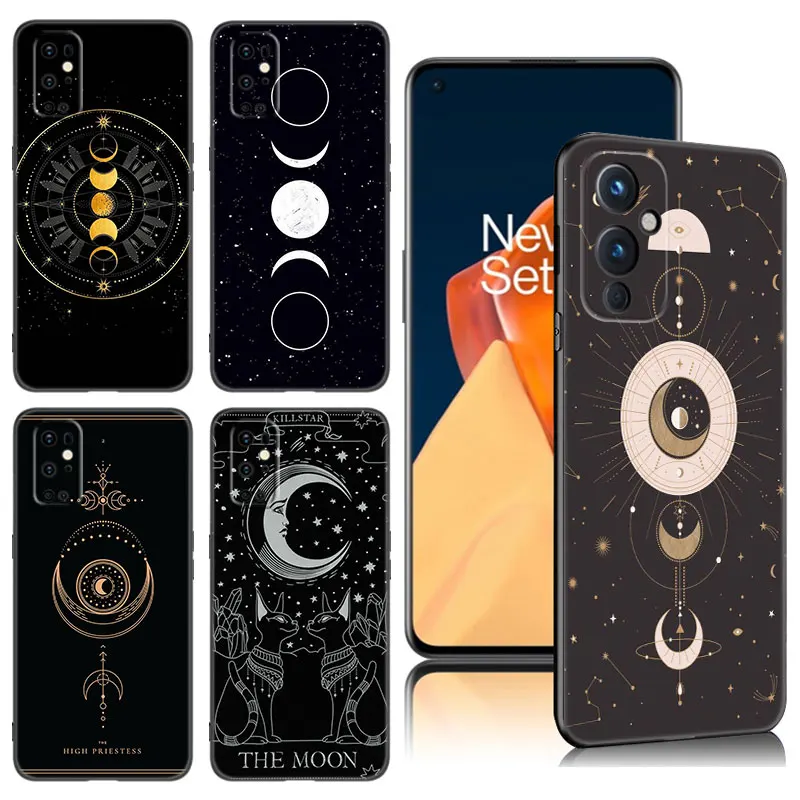 Ведьмы Луна Таро загадка тотем черный цвет для OnePlus 9 10 11 12 ACE 2V Pro 9RT 10T 10R Nord CE 2 3 Lite N10