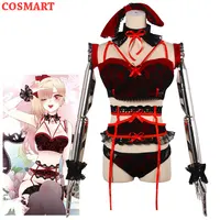 COSMART Anime My Dress-Up Darling Marin Kitagawa Bunny Girl Little Devil Marriage Wedding Uniform Role Play Clothing Party Outfi