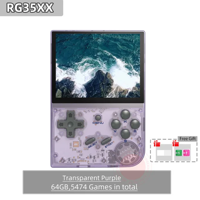 

Handheld Retro Game Console RG35XX Store Official Video Game Retro Portatil Handheld Game Console 2023 Linux 3.5 Inch IPS HD