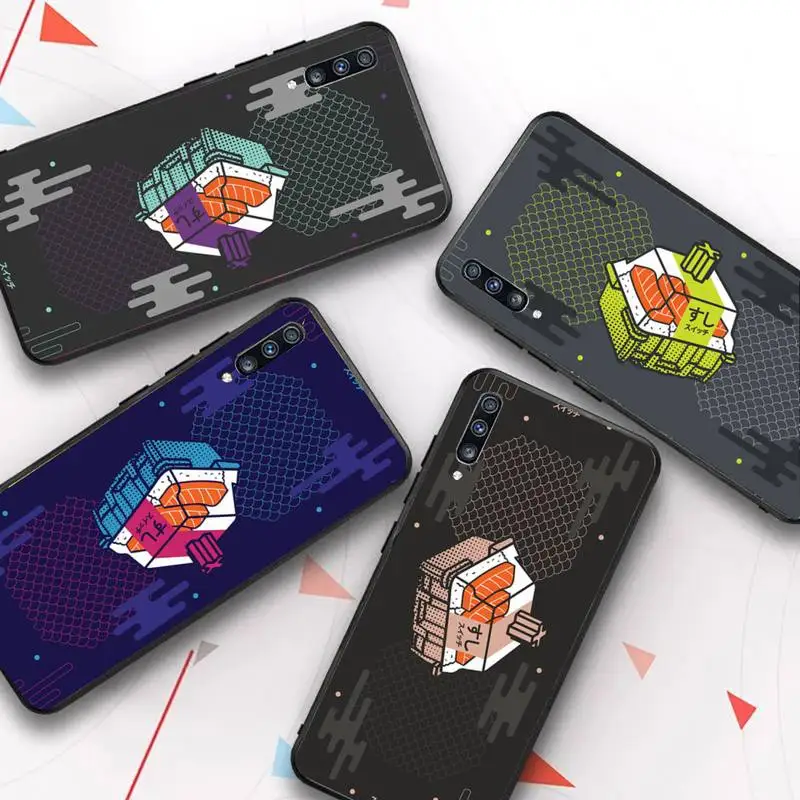 

Art Sushi Suitchi Shaft Body Phone Case for Redmi 8 9 9A for Samsung J5 J6 Note9 for Huawei NOVA3E Mate20lite cover
