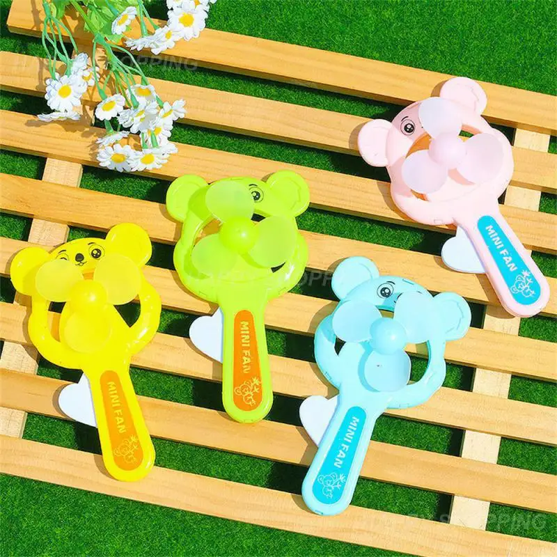 

Hand Pressure Fan Cartoon Hand-held Fan Creative Small Fan Compact And Portable