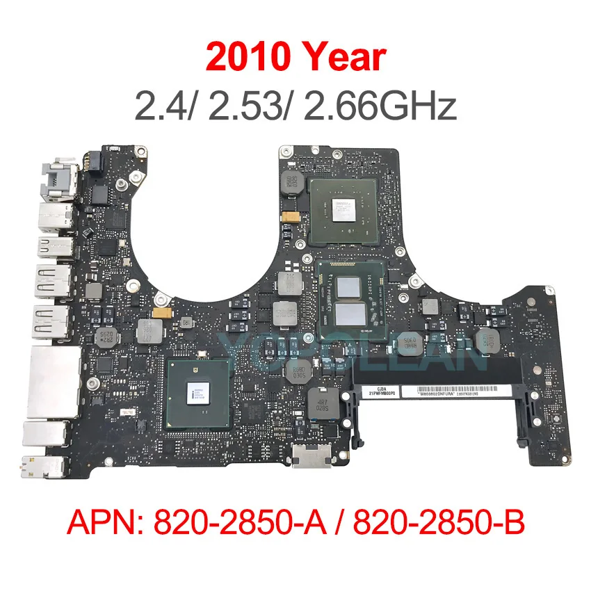 Оригинальная протестированная материнская плата A1286 для MacBook Pro 15 дюймов