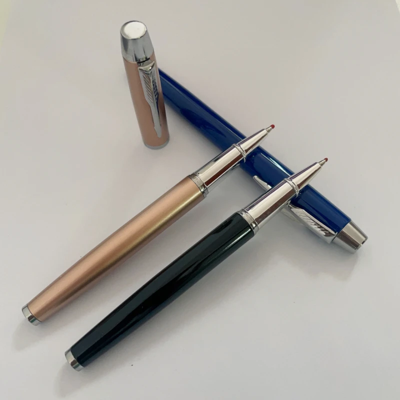 

1Pc Luxury Beautifully Metal Shell Ink Pen Student Ballpoint Pens Business Writing Rollerball Pen School Office Stationery Gifts