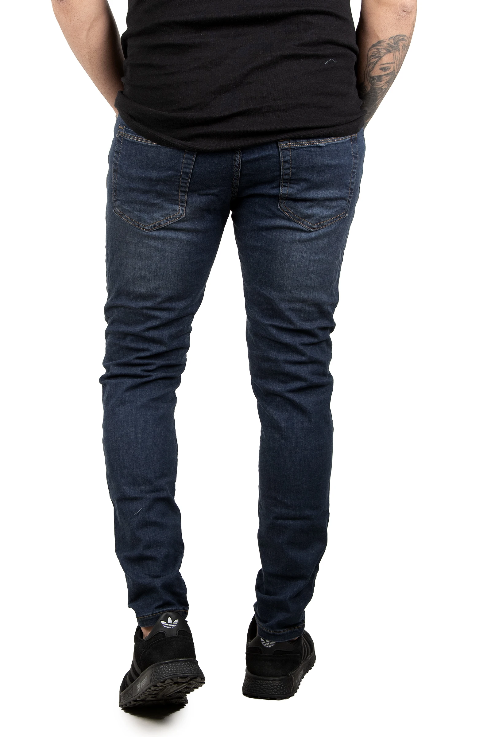 DeepSEA Lycra Narrow Cut Laser Taşlamalı Men 'S Jeans Pants 2305340