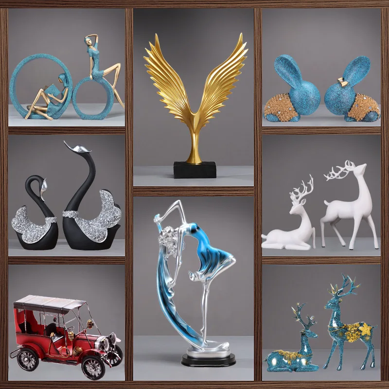 

Modern Nordic Minimalist Style Resin Crafts for Home and Office Decorations Creative