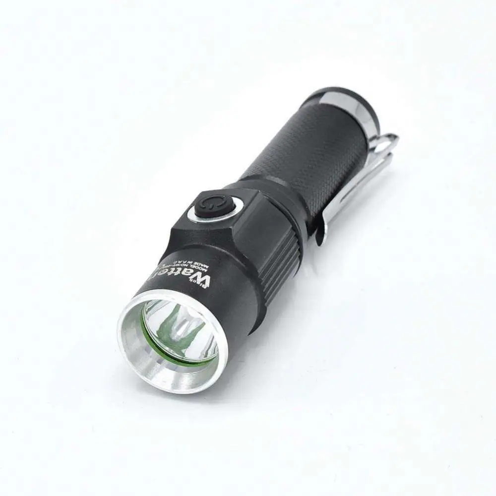 

Powerful pocket flashlight Watton powerful light long range camping lighting LED light head lamp flashlight portable ergonomic design