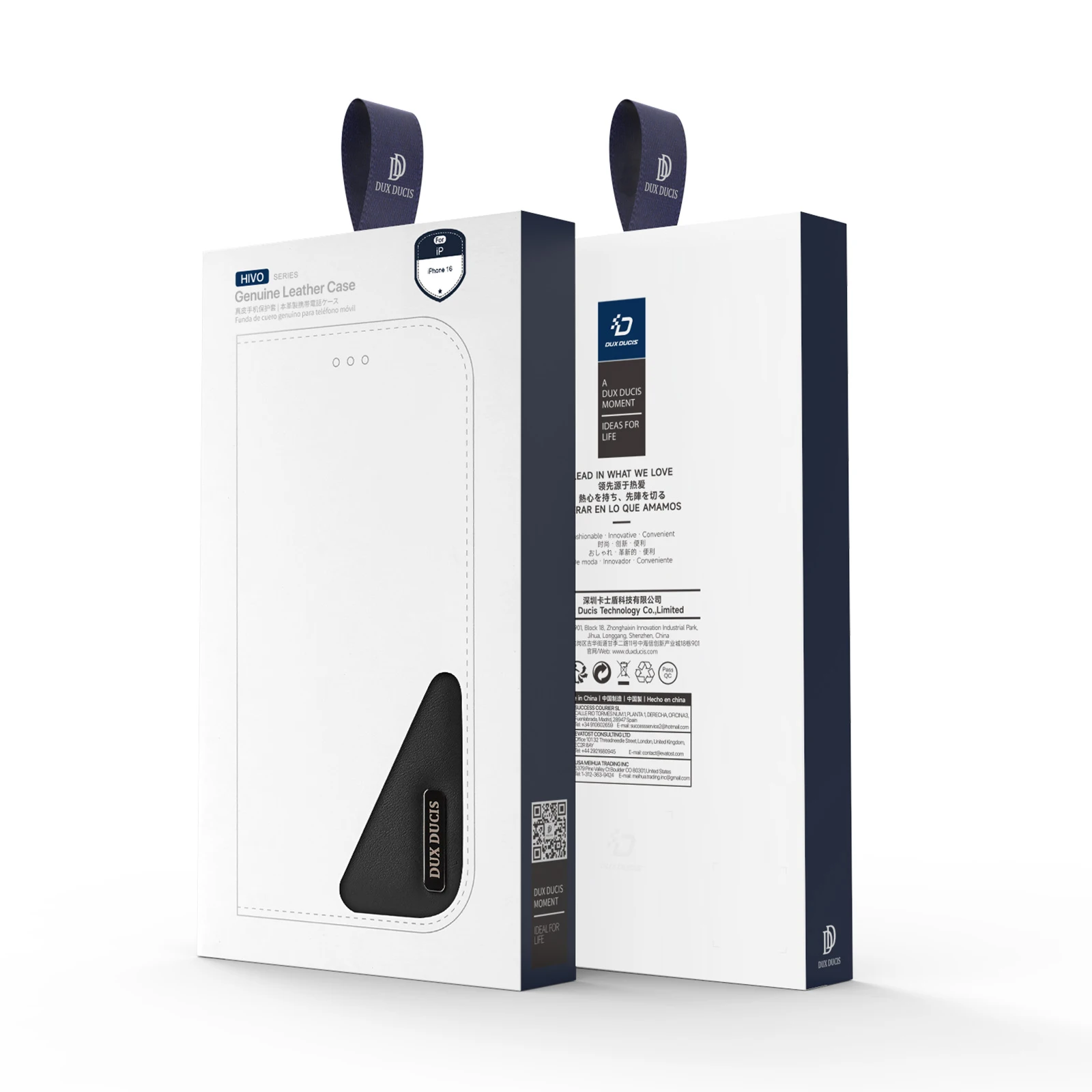 Чехол-Кошелек DUX DUCIS из натуральной кожи для iPhone 14 Pro