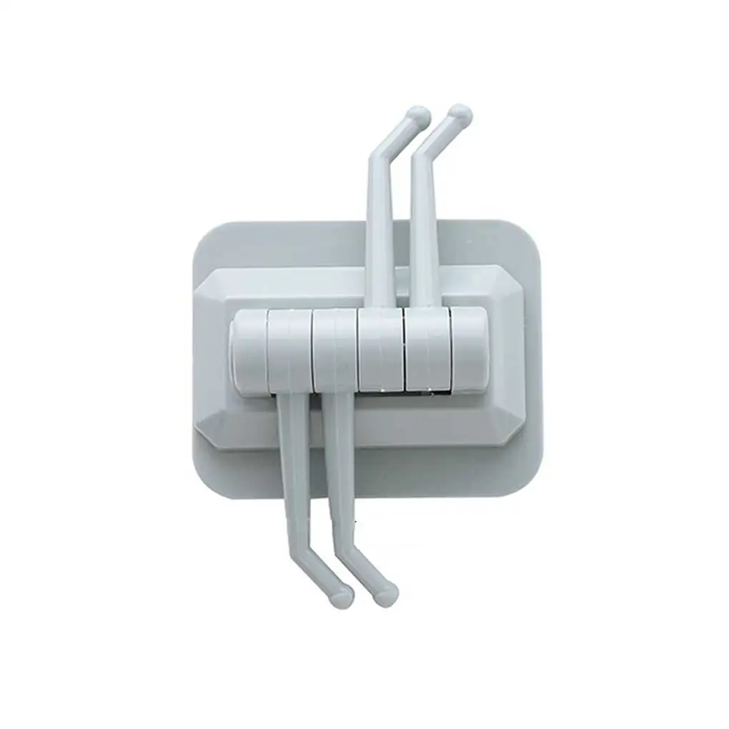 

1/2/3/5 4 in 1 Load-Bearing Adhesive Hook Wear-resistant Wall Hooks Rotatable Strong Stick Plastic Pothook Storage Rack for