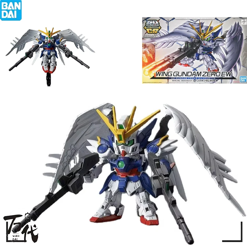Фигурки героев аниме BANDAI GUNDAM SDCS WING Gundam ZERO EW ПВХ фигурки роботов для сборки