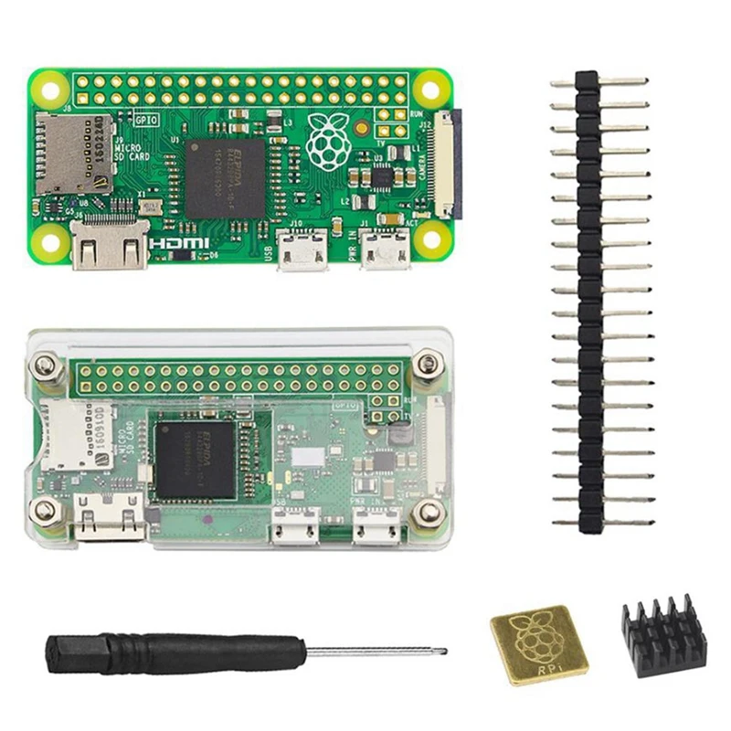 

For Raspberry Pi Nul V/Raspberry Pi Zero W Kit+Acryl Case+ Aluminium Koellichaam Voor Rpi Nul Doos Cover Shell Behuizing