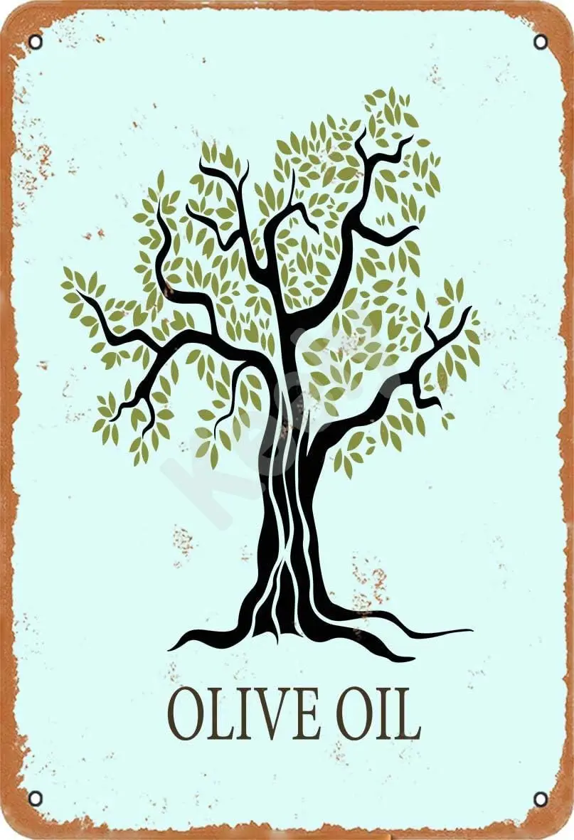 Olve Ol Metl Vntge Tn Sgn Wll Decoon 12x8 nches для Cfe Brs Восстанавливает пабы Mn Cve Decove