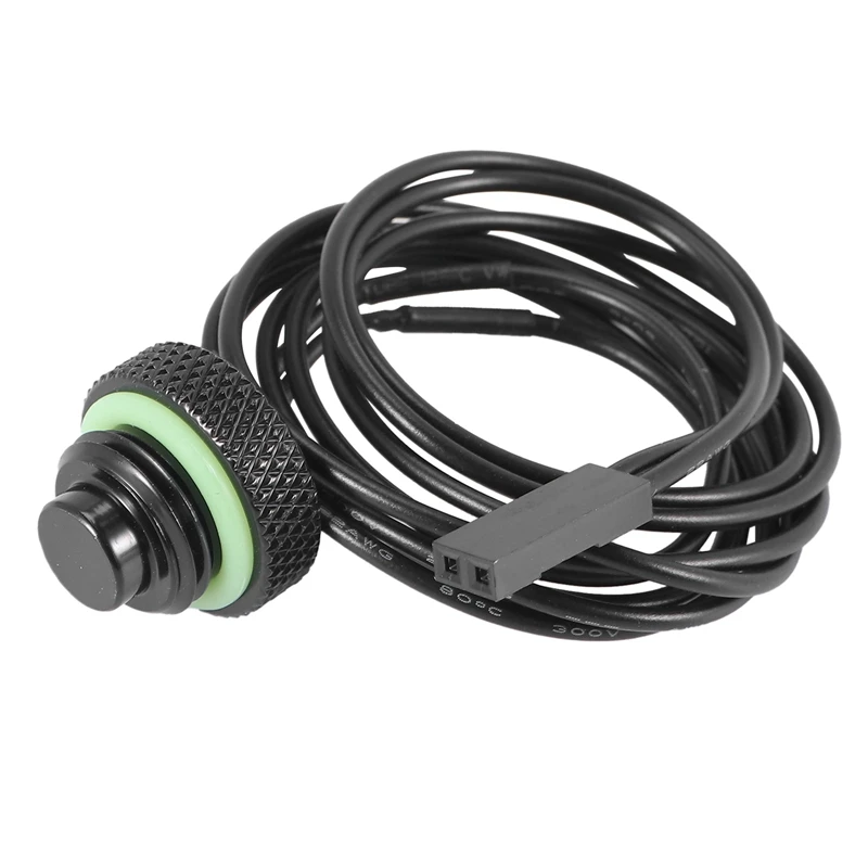 

JFBL Hot Black 10K Temperature Water Stop Sealing Plugs G1/4 Water Cooling Plug With Dupont 2 Needle