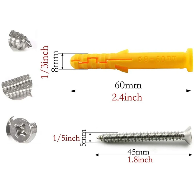 4 Set M6 Ceiling Wall Mount Hanging Hardware Fitting U-Shaped Hooks For Yoga Hammock Swings Marine Yacht Accessories |