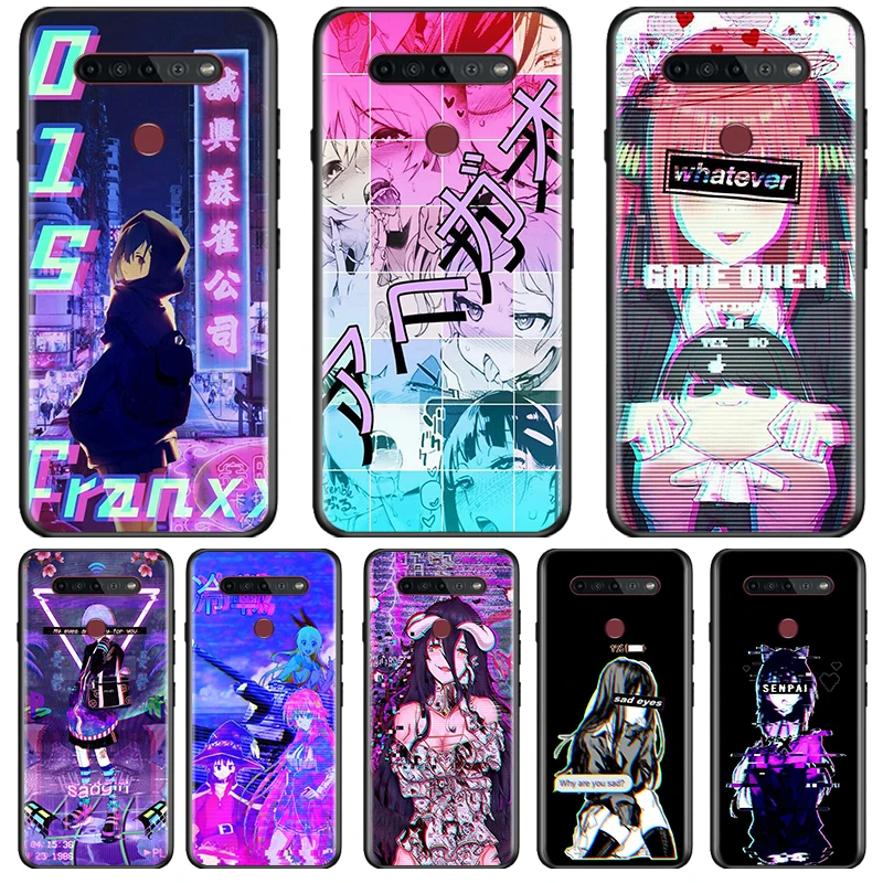 

Anime Aesthetic Senpai Cover LG K92 K42 K22 K71 K61 K51S K41S K30 K20 2019 Q60 V60 V50 S V40 V30 G8 Black Phone Case