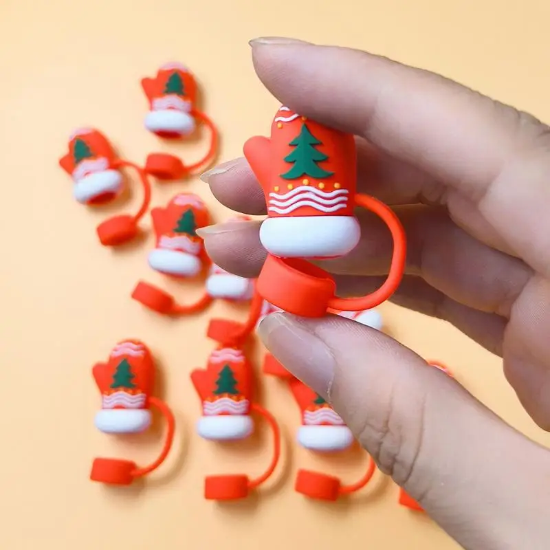 Соломенный топпер защитные крышки 6 шт. колпачки для соломенных крышек