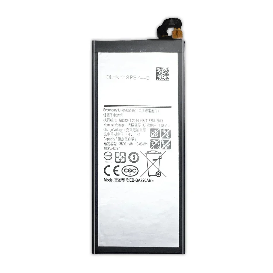 Аккумулятор EB-BA720ABE 3600 мАч для Samsung Galaxy A7 2017 версия A720 SM-A720 A720F SM-A720S A720F/DS аккумулятор