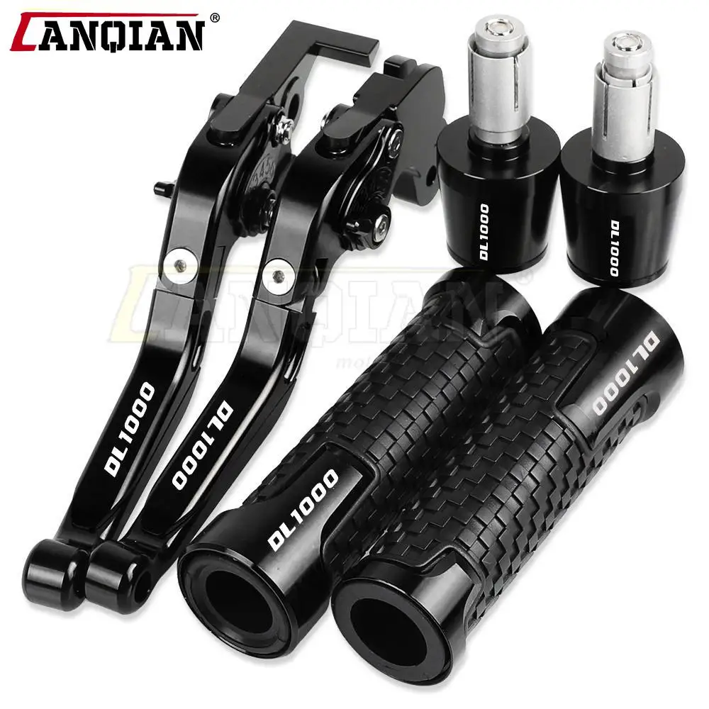 

DL 1000 Motorcycle Aluminum Brake Clutch Levers Handlebar Hand Grips Ends For SUZUKI DL1000 2002-2011 2012 2013 2014 2015 2016