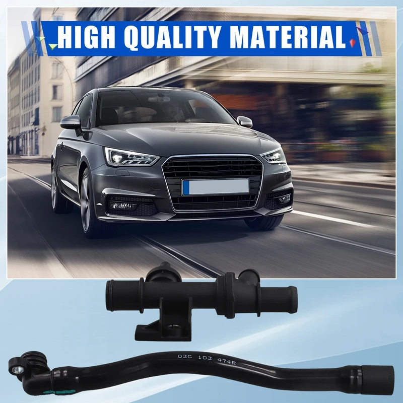 03C103493AM Crankcase Breather Hose+Check Valve For VW Golf Jetta EOS Tiguan A3 1.4T 03C103175F 03C103175H