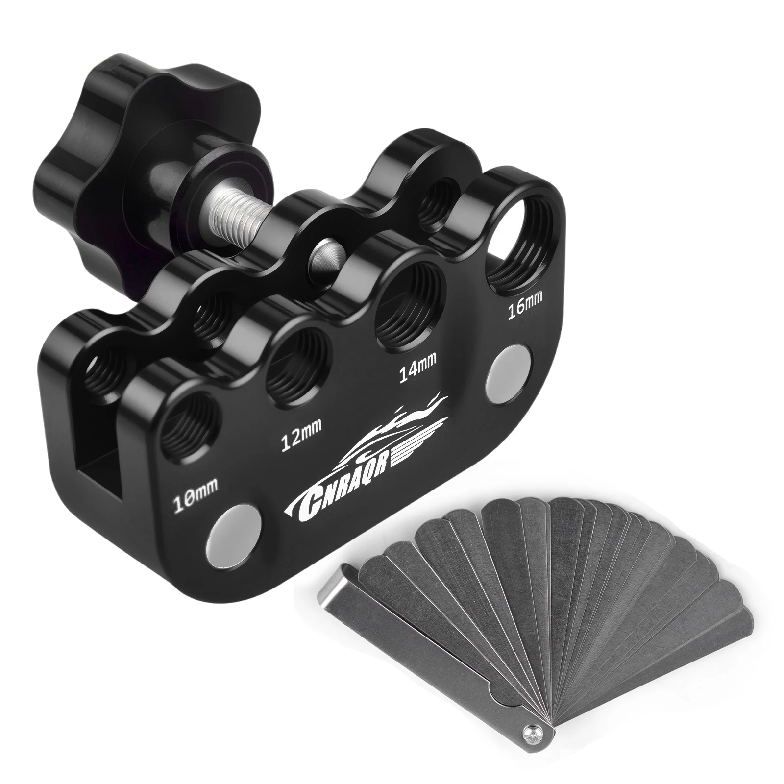 

Эргономичный инструмент для зазора свечей зажигания со стальным щупом для свечей зажигания M10 M12 M14 M16, алюминий с магнитом