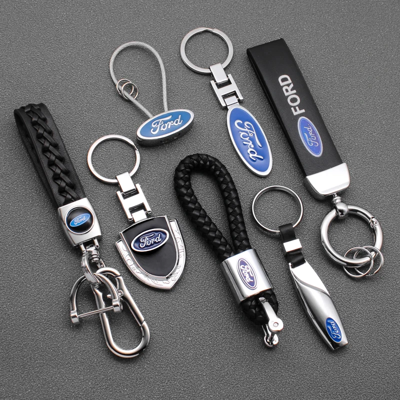 

Car Refitting Metal Pendant Creative Keychain For Ford Focus Mk2 Mk3 Fiesta Mk7 Ranger Mondeo Mk4 Mustang Puma Transit Accessory