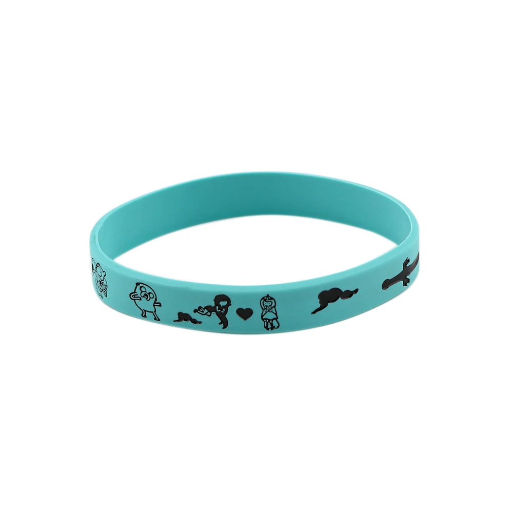 Милые Браслеты LB2704 с розовой собакой модные силиконовые браслеты резиновой