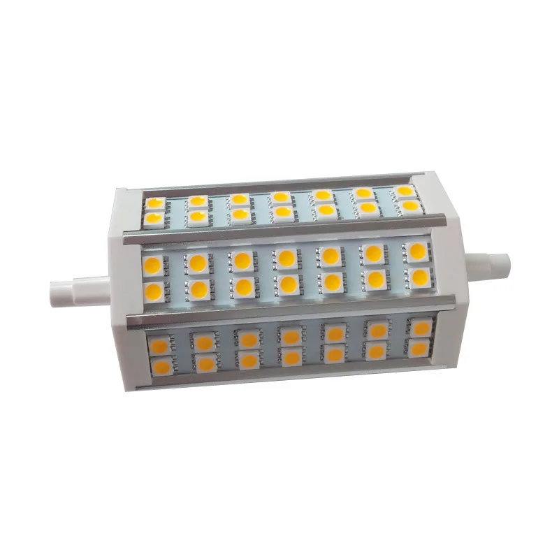 10 шт. светодиодная лампа 118 мм R7S J118 AC 220 В 110 5050SMD светодиодный прожектор сменный