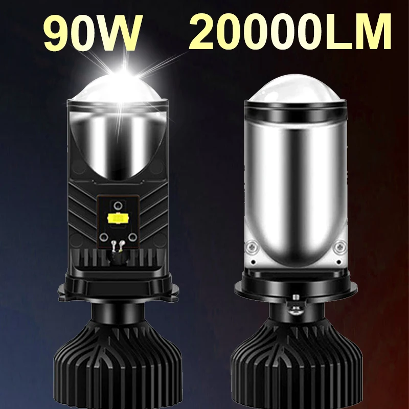 Y6 H4 светодиодный проектор линза проектора с вентилятором охлаждения 90 Вт