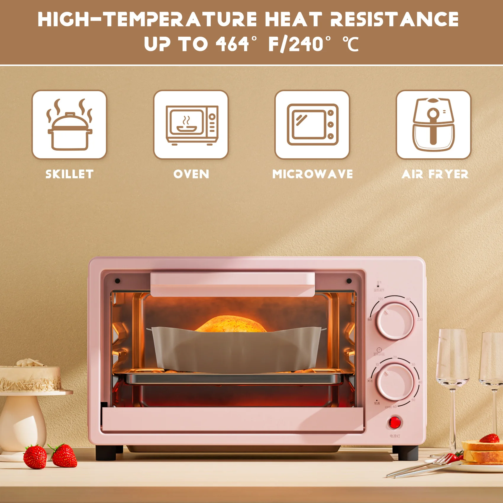 20 см аэрофритюрницы противень для выпечки корзина жареной курицы коврик