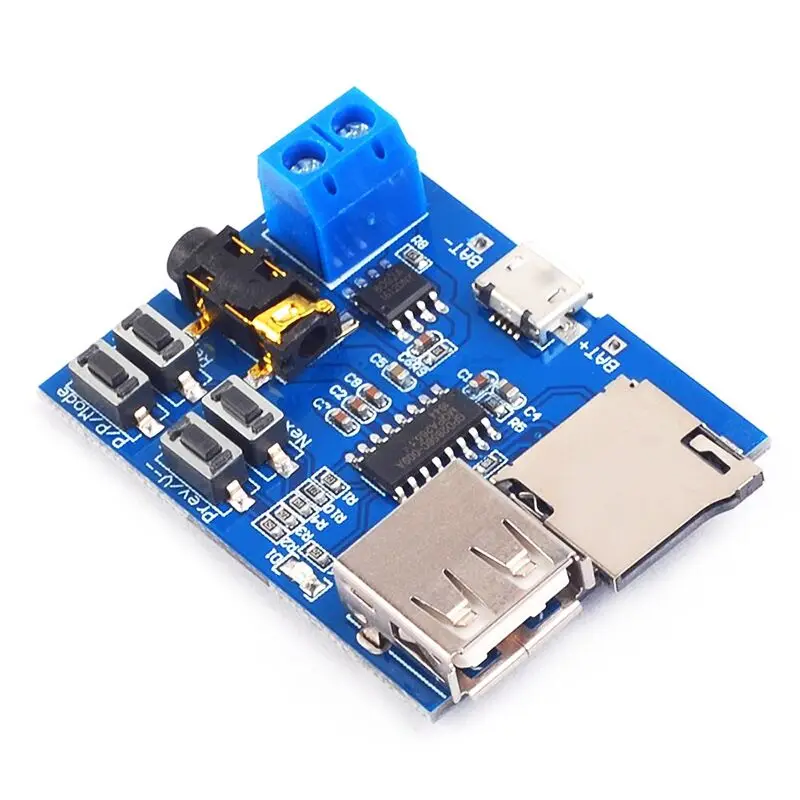 TF-карта U-disk MP3 Плата декодера с форматом module Расшифровка усилителей audio Player |