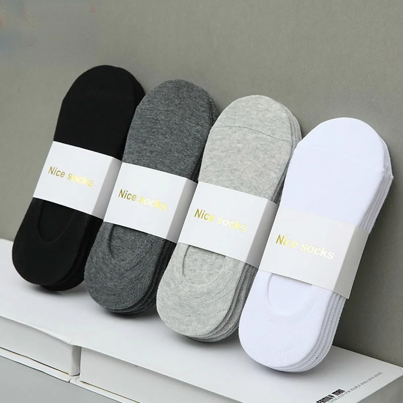 

10 Pairs Women Men Cotton Socks Low Cut Boat Sock High Quality Invisual Breathable Floor Sock Thin Summer Comfortable 2022 New