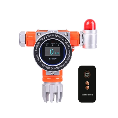 Enlarge Fixed Industrial Used Single Gas Detector Combustible Gas LPG Gas Natural Diffusion