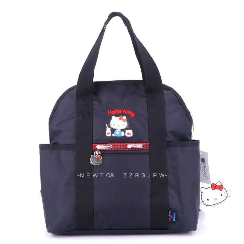 

Kawaii Sanrio, Hello Kitty Snoopys Lesportsac Totoro двухсторонняя сумка для путешествий Женская фотоигрушка для девочек