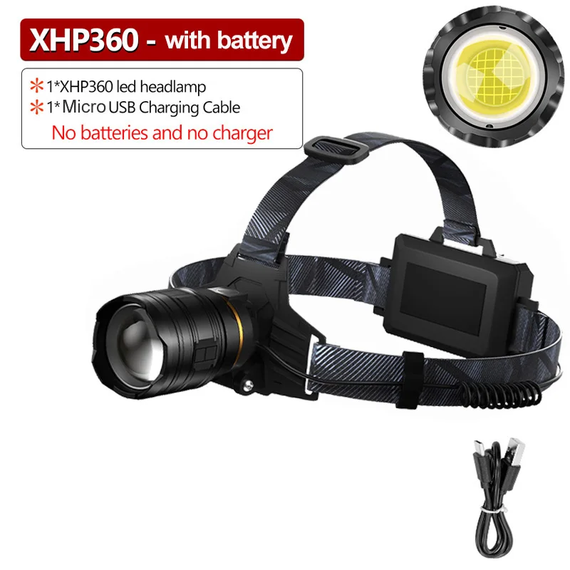 

FANZHI XHP360 5000000 люмен налобный фонарь