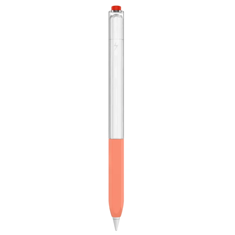 2 Case Touch Pad Stylus Pen Protective Cover Silicone Case Sleeve Portable Pouch Si Case Cover-orange