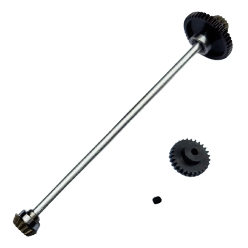 

Metal Main Axle Central Drive Shaft with 27T Motor Gear Set for Wltoys A959-B A969-B A979-B 1/18 RC Car Upgrade Parts
