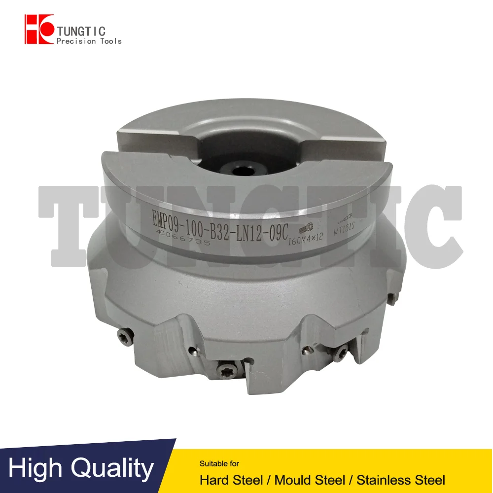 EMP09-100-B32-LN12-09C 1 шт. ZCC квадратные Наплечные фрезерные Индексируемые режущие