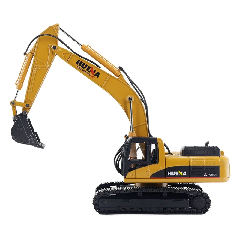 

HUINA Excavator Toy Trucks Construction Toys Excavator Toys For Boys Diecast Metal Truck Kids Tractor Toys 1:40 Scale
