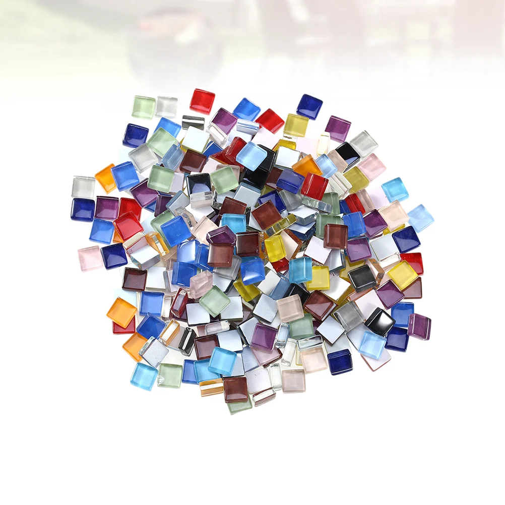 

1 Set Mosaic Tiles 10mm Colorful Decorative Square Mosaic Making for DIY Handmaking