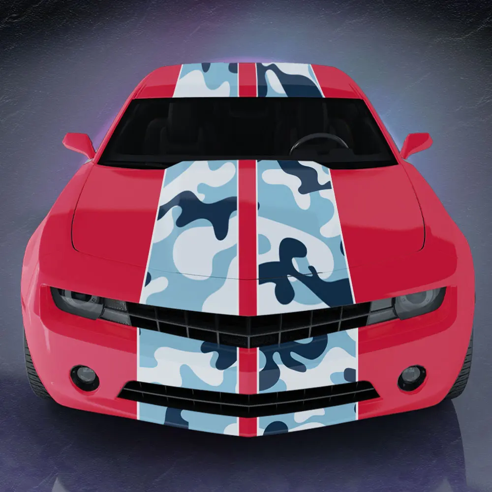 

Camo Car Wrap Cast Vinyl Wrap, Universal Size Sticker Decals High Quality Large Vehicle Graphics Long Stripe Decals