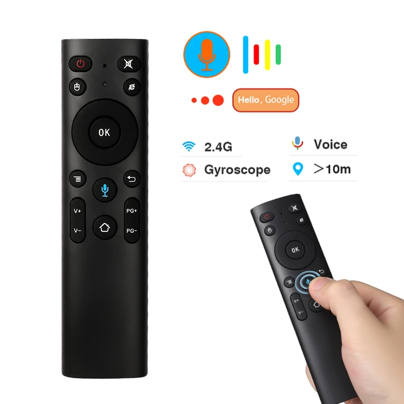 

Q5 Air Mouse Bluetooth 5.0 Remote Voice Control for Smart TV Android Box Projector 2.4G Wireless Voice Remote Control Smart Home