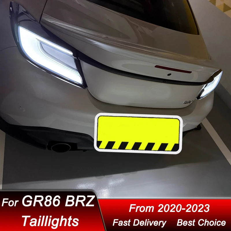 Фото Стайлинг автомобиля задние фонари для Toyota GR86 и Subaru BRZ 20-24 новый стиль светодиодный задний фонарь динамический указатель поворота задний фонарь в сборе №4