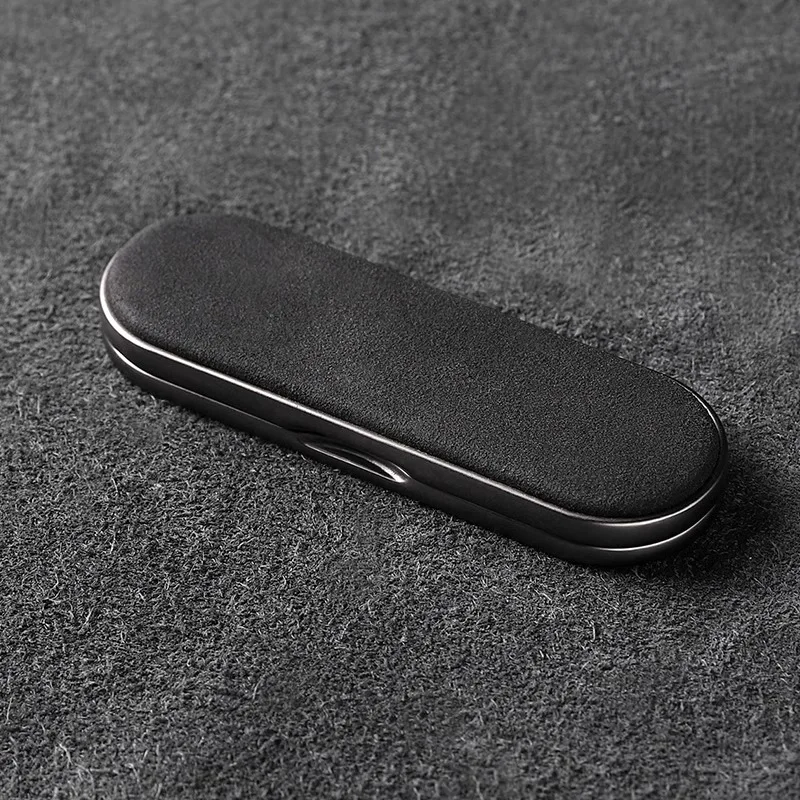 Универсальная металлическая автомобильная временная парковочная карта из натуральной кожи, поворотный номер телефона, алюминиевые наклейки, стоп парка в автомобиле-стиле