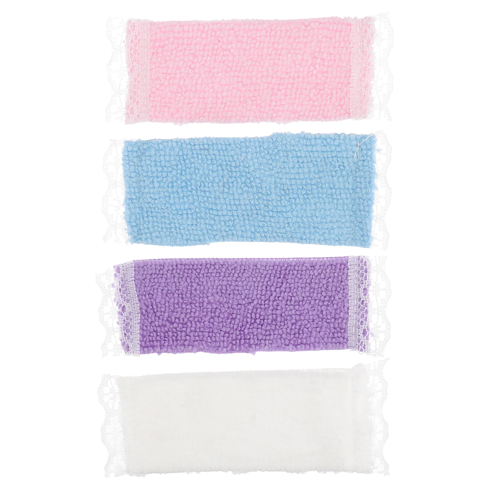 

Towel Bath Mini Miniaturetowels Accessories Model Micro 12 Bathroom Furniture House Accessory Multi Decor Kitchen Hand Baby